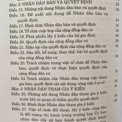 Luật thực hiện dân chủ ở cơ sở