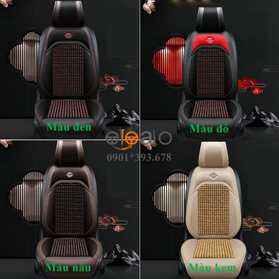 Áo trùm lót bọc ghế xe ô tô Honda City da PU hạt gỗ tự nhiên CAO CẤP