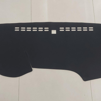 Thảm da Taplo vân Carbon Cao cấp dành cho xe Hyundai Elantra 2020 có khắc chữ Hyundai Elantra và cắt bằng máy lazer