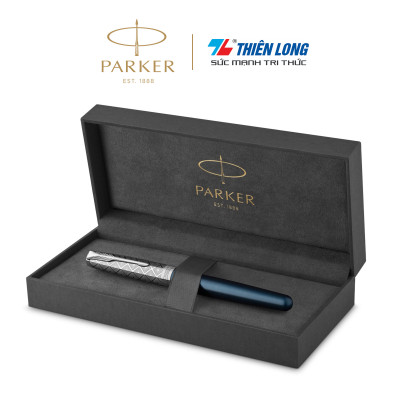 Bút máy cao cấp Parker SON Metal Blue CT 18k GB-2119743 - Mạ vàng 18K