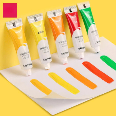 Màu Acrylic tuýp mini chuyên nghiệp - 5ml/tuýp - Vẽ vải / Vẽ quần áo / Vẽ giày - 12 màu