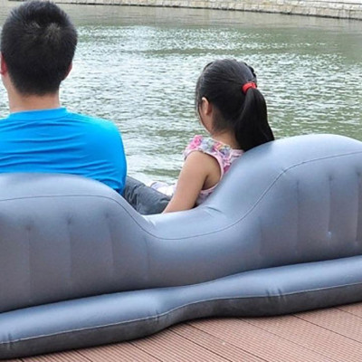 Giường hơi, Nệm hơi ô tô cao cấp phủ vải nhung thích hợp cho các chuyến dã ngoại và nghỉ ngơi trên xe hơi