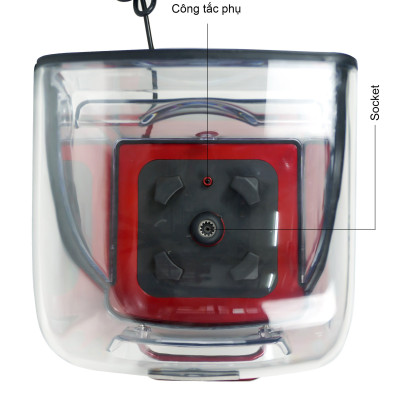 Máy Sinh Tố Công Nghiệp Gali GL-1530R DUng tích 4 Lít. Thiết kế chống ồn. Motor được quấn bằng đồng, Cối bằng nhựa PC siêu bền, Dao bằng thép không gỉ. Hàng chính hãng bảo hành 24 tháng