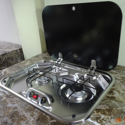 Bếp gas đôi 2 x 1.35kW có nắp