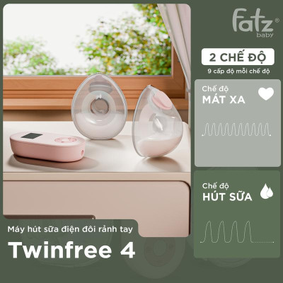 Máy hút sữa điện đôi rảnh tay Fatzbaby TwinFree 4 - FB1310TP