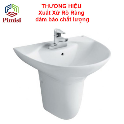 Vòi Chậu Lavabo Nóng Lạnh Pimisi PV-203C Cho Chậu Rửa Mặt 3 Lỗ (2 Chân) Bằng Đồng Thau, Dùng Cho Nhà Tắm | Chính Hãng