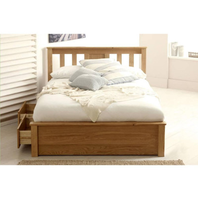 Giường Đôi Wimbledon Gỗ Sồi IBIE - BBDWIMO