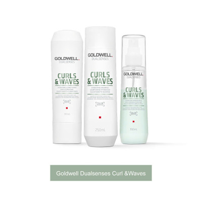 Dầu Gội Dưỡng Xoăn Goldwell Curls & Waves Cấp Ẩm Chuyên Sâu, Tóc Bồng Bềnh Dễ Vào Nếp