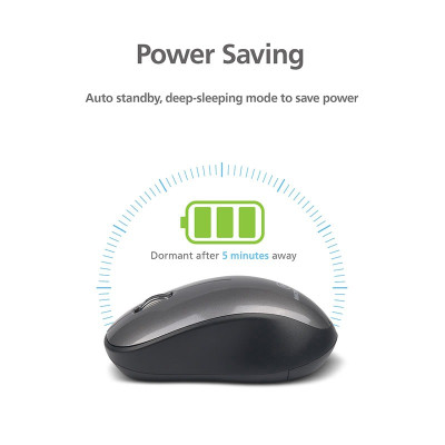 Chuột không dây MicroPack SPEEDY SILENT MP-771W Công Nghệ Giảm Tiếng Ốn Kiểu Dáng Đẹp Tiện Dụng Giảm Mỏi Tay Hàng Chính Hãng