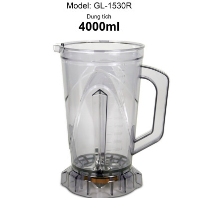 Máy Sinh Tố Công Nghiệp Gali GL-1530R DUng tích 4 Lít. Thiết kế chống ồn. Motor được quấn bằng đồng, Cối bằng nhựa PC siêu bền, Dao bằng thép không gỉ. Hàng chính hãng bảo hành 24 tháng