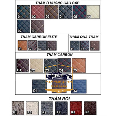 [FORD EVEREST] Thảm Trải Sàn, Lót Sàn Ô Tô 5D 6D Thiết Kế Theo Xe FORD EVEREST 2017 Chống Nước, Không Mùi - MẪU QUẢ TRÁM - Hàng Chính Hãng