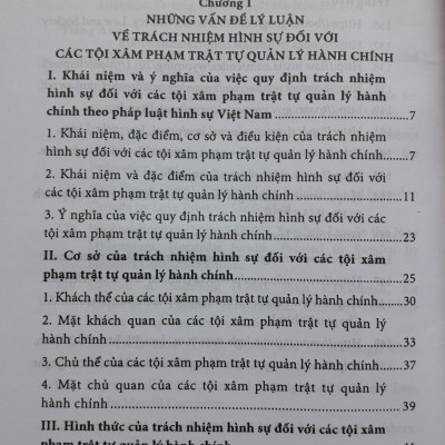 Trách Nhiệm Hinh Sự Đối Với Các Tội Xâm Phạm Trật Tự Quản Lý Hành Chính