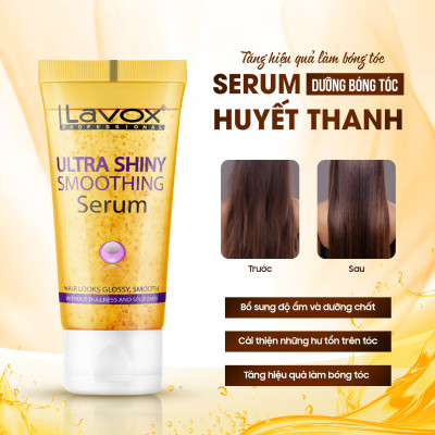 Serum huyết thanh dưỡng bóng tóc Lavox 60ml (Tuýp Cam)