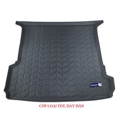 Thảm lót cốp xe ô tô Audi Q7 2016- tới nay nhãn hiệu Macsim chất liệu TPV cao cấp màu đen (121)