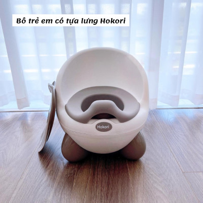 Ghế Bô Cho Bé Đi Vệ Sinh Có Tựa Lưng,Chân Đế Chống Trượt,Có Ngăn Chứa Dễ Tháo Lắp Cọ Rửa