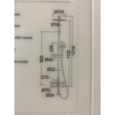 Sen cây tắm nóng lạnh Bravat F6172217CP-A-ENG