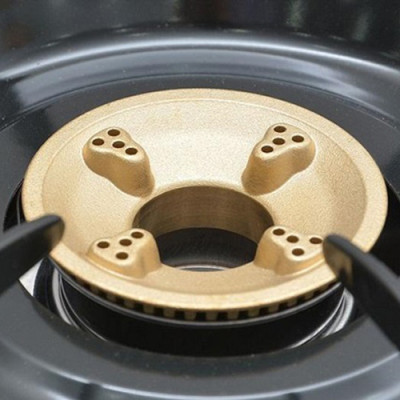 Bếp Gas Dương Rinnai RV-577BK - Bạc Inox - Hàng Chính Hãng