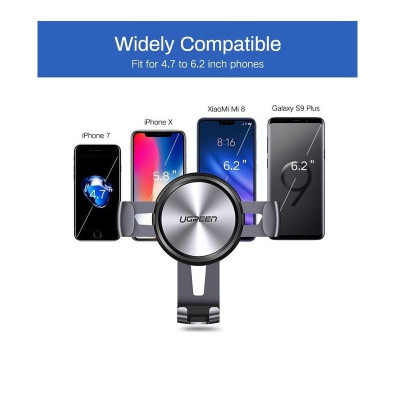 Ugreen UG40907LP130TK 4 - 6 inch Màu Đen Giá đỡ điện thoại trên ô tô - HÀNG CHÍNH HÃNG
