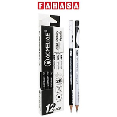 Hộp 12 Bút Chì 2B Cat - Acmeliae 43207