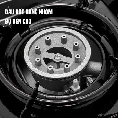 Bếp ga mini cao cấp chống gió Suncojia, tiết kiệm ga công suất 2900W, kèm hộp đựng/ Hàng chính hãng