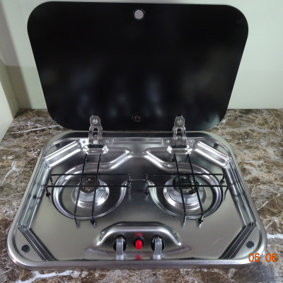 Bếp gas đôi 2 x 1.35kW có nắp