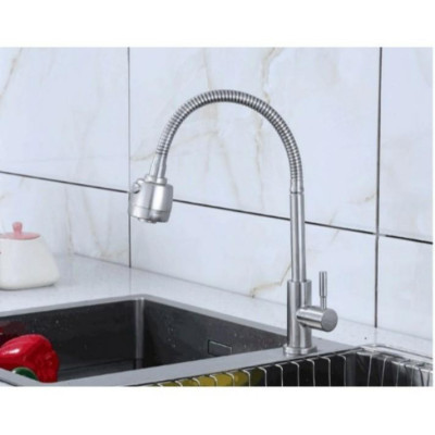Vòi Rửa Chén Cắm Chậu Cần Mềm Inox 304 Siêu Bền
