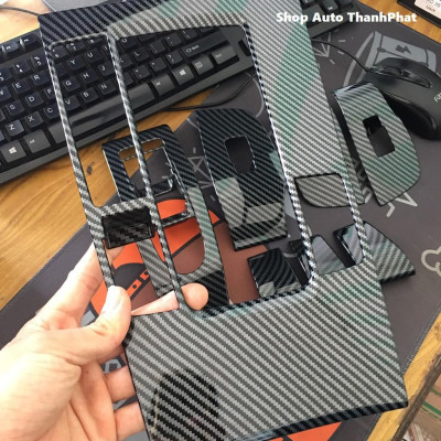 Ốp nội thất Carbon Mazda 3 2020 2021 chất liệu nhựa vân carbon cao cấp