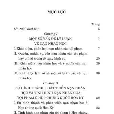 Nạn nhân học - Một số vấn đề lý luận và thực tiễn (bản in 2024)