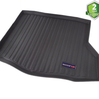 Thảm lót cốp xe ô tô Mercedes CLA 2014 - 2018 đến nay nhãn hiệu Macsim chất liệu TPV cao cấp màu đen (199)