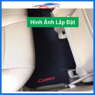Lót sàn ô tô cao su Camry 2019-2020-2021-2022 không mùi chống trơn trượt