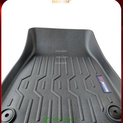 Thảm lót sàn xe ô tô Porsche Taycan (hn) Nhãn hiệu Macsim chất liệu nhựa TPV cao cấp màu đen