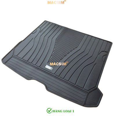 Thảm lót cốp xe ô tô Mercedes-Benz GLC 2023-2024+ nhãn hiệu Macsim 3W chất liệu TPE cao cấp màu đen