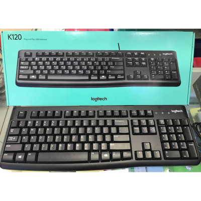 Bàn phím Logitech có dây K120-Hàng chính hãng