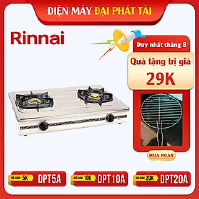 Bếp gas đôi dương Rinnai RV-375 SW(N) (Trắng)- Hàng chính hãng