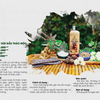 Tinh Chất Gội Đầu Thảo Mộc MẸ KEN 500ml Kích thích mọc tóc, giảm gãy rụng, giảm gàu, giảm nấm ngứa - tặng kèm 1 khăn tắm