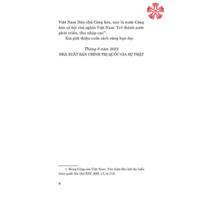 Khơi dậy khát vọng phát triển đất nước phồn vinh, hạnh phúc của thanh niên Việt Nam (bản in 2023)