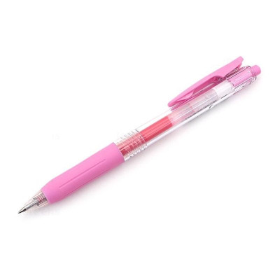Bút Bi 0.5 mm Zebra Sarasa Clip JJ15-P - Màu Hồng