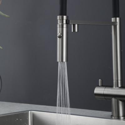 VÒI BẾP CAO CẤP TÍCH HỢP RO  NHẬP KHẨU NGA GAPPO MÀU PVD G4397-89 - HÀNG CHÍNH HÃNG