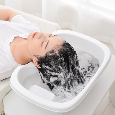 Chậu Gội Đầu Tại Giường KUNBE, Chậu Gội Đầu Tại Nhà Thông Minh Cho Mọi Người - Tặng Lược Massage Và Cốc Gội Đầu