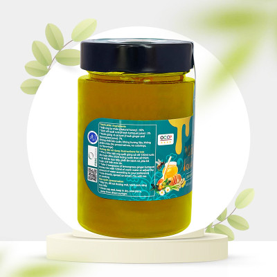 Mật ong Quất Gừng Sả Honeco 500g