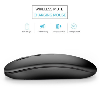 Chuột Không Dây 2.4G Bluetooth 5.0 1600DPI M90 - Hàng Nhập Khẩu