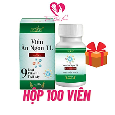 [Kèm Quà] Viên Ăn Ngon TL 100 Viên Chính Hãng, Hỗ Trợ Tăng Cân, Ăn Ngủ Ngon