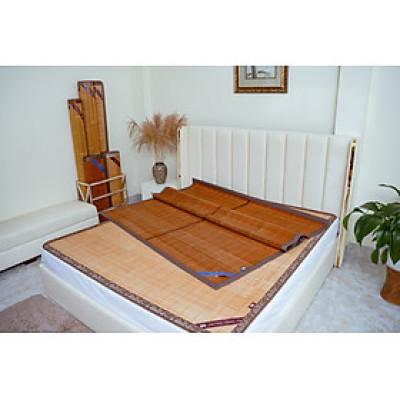 Chiếu tăm H&T 1.6 x 2m(Cây thẳng )- Màu vàng Tự Nhiên - Hàng chính hãng H&T - Sản xuất 100% tại Việt Nam