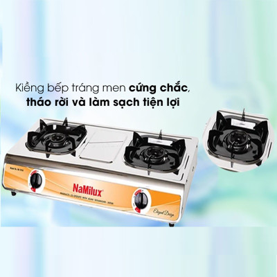 Bếp gas dương đôi Namilux NA-701ASM - Hàng chính hãng