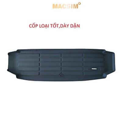 #BRV, Thảm lót cốp Honda BRV 2022+ (sd) nhãn hiệu Macsim chất liệu nhựa TPE  màu đen