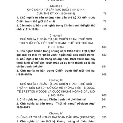 Chủ nghĩa tư bản lịch sử thăng trầm 120 năm (1900 - 2020) bản in 2021