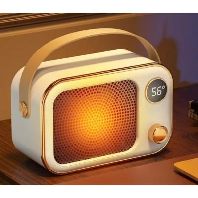 Máy Sưởi Gốm TIKO TK850 Để Bàn Làm Nóng Nhanh, Không Gây Khô, Sưởi Ấm Phòng Ngủ Phòng Khách hàng nhập khẩu