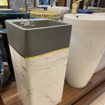 Chậu lavabo ĐỨNG VÂN MẤY GROVES GRLV 2809(830x400x400)