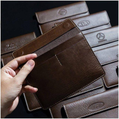 Ví đựng giấy tờ xe in logo dành cho oto