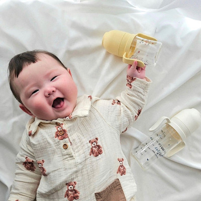 Haenim Bộ chuyển đổi bình ống hút  ONE-TOUCH 6M+ (Có tay cầm)-Hàng chính hãng có tem bảo đảm